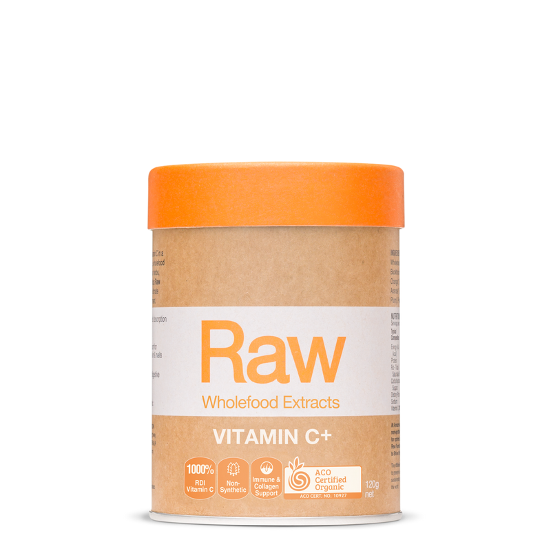 Raw Wholefood Extracts Organic Vitamin C+ Powder 120g