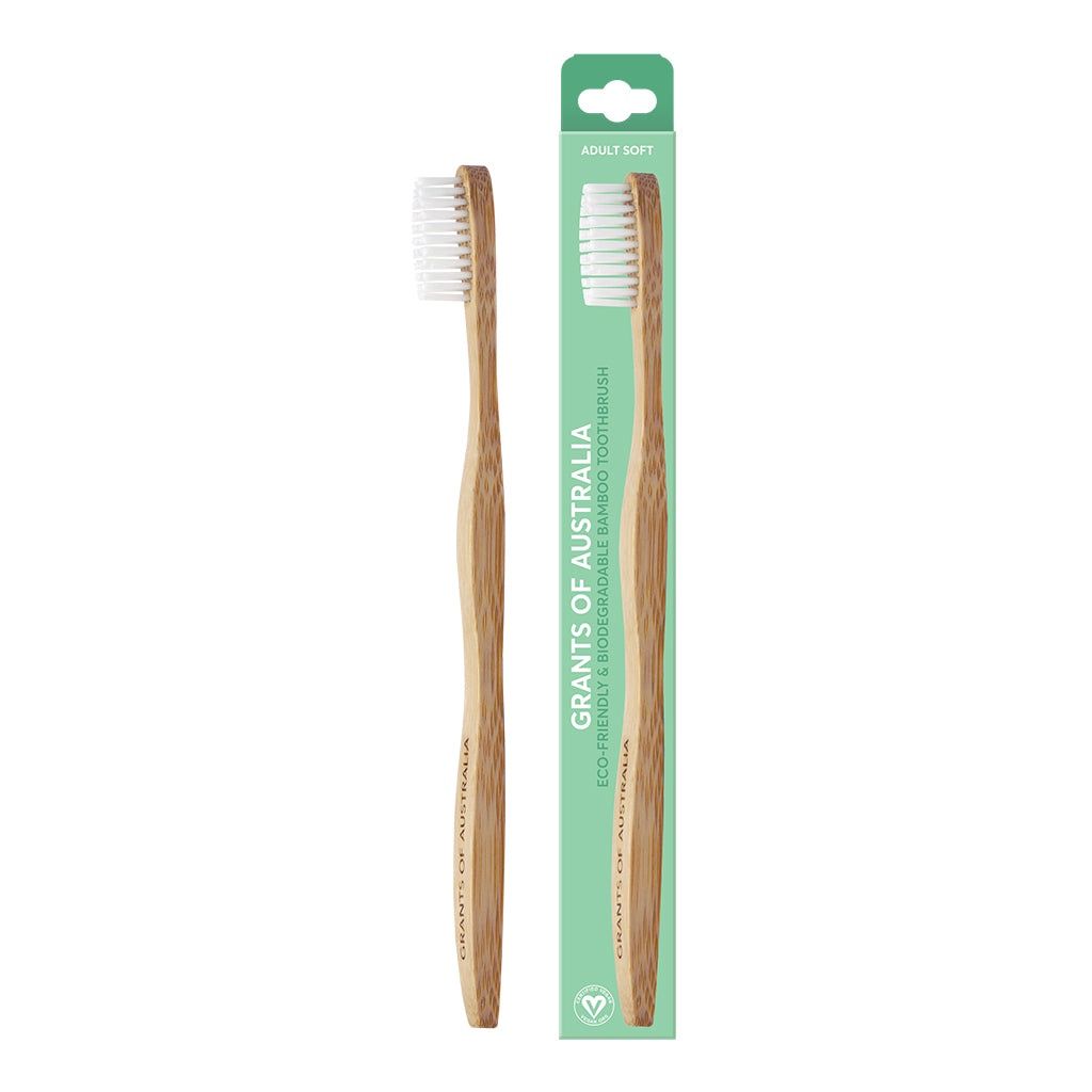 Biodegradable Bamboo Toothbrush Adult Soft