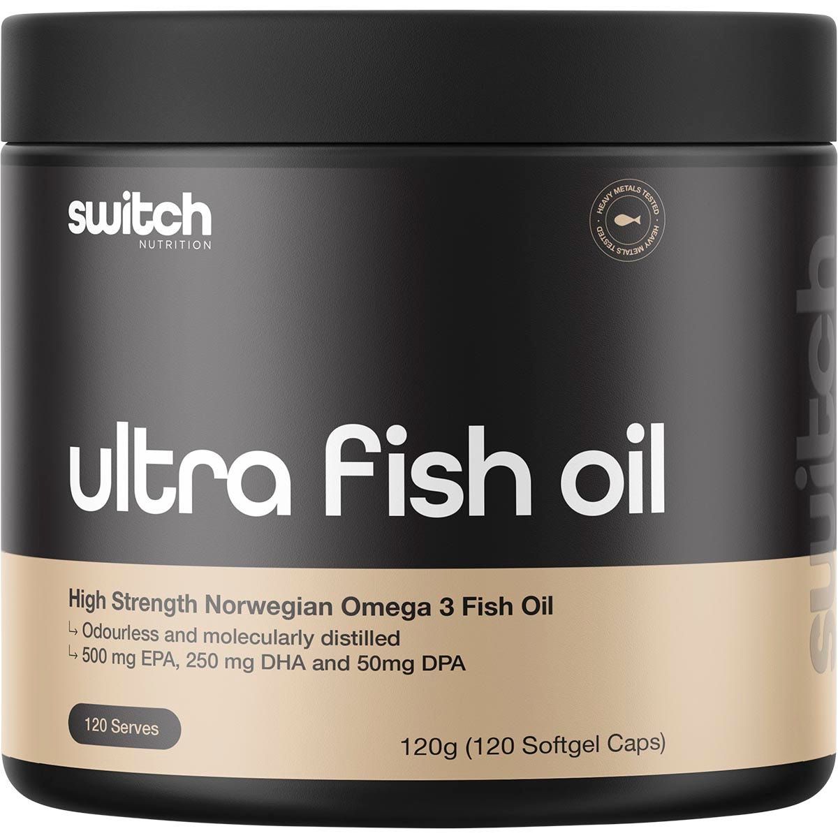 Ultra Fish Oil High Strength Norwegian Omega 3, Size: 120c