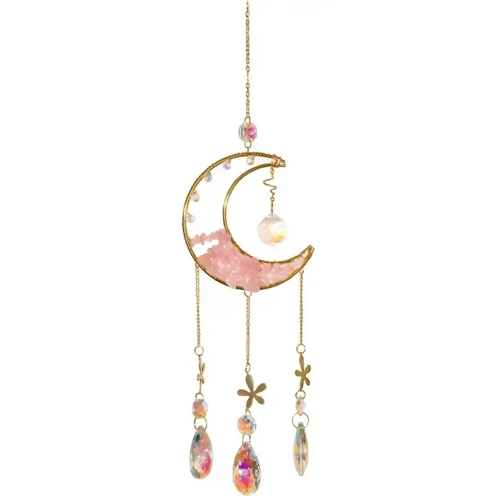 Crystal Suncatcher Rose Quartz