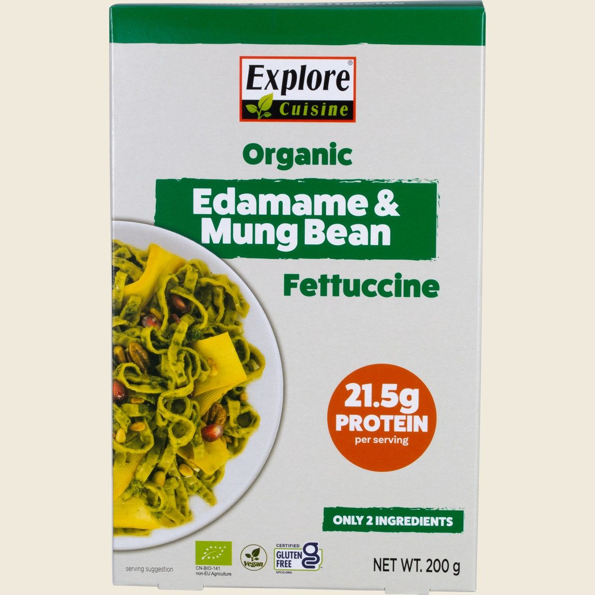 Organic Edamama &amp; Mung Bean Fettucine 200g