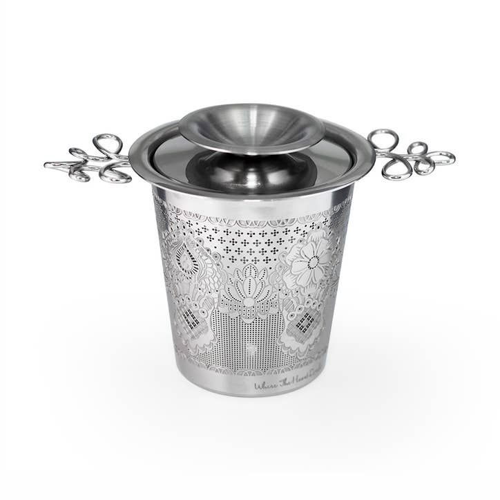 Chai Infuser Loose Leaf Tea Strainer, Colour: Silver