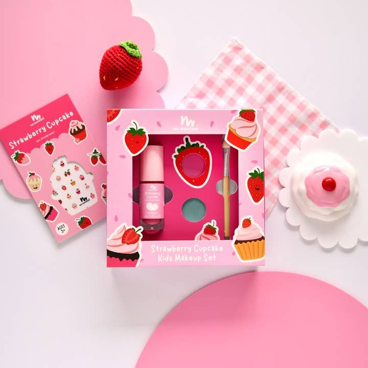 Strawberry Cupcake No Nasties Natural Makeup Gift Set