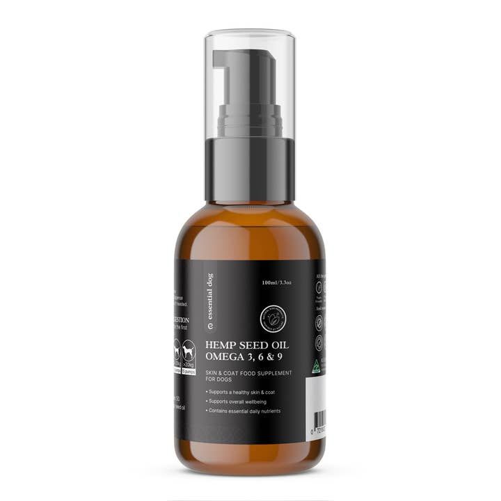 Raw Hemp Seed Oil for Dogs Omega 3, 6 and 9 100ml