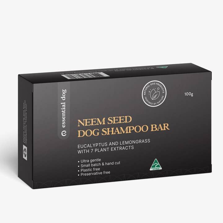 Dog Neem Shampoo Bar (Eucalyptus, Lemon &amp; 7 Plant Extracts)