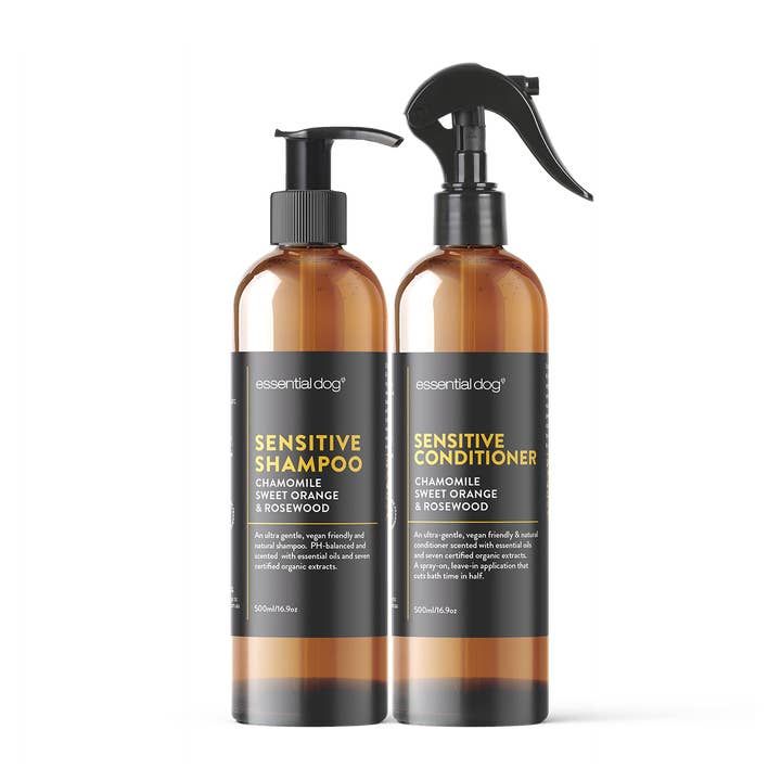 Sensitive Dog Shampoo &amp; Conditioner (Chamomile &amp; Rosewood) - 500ml each