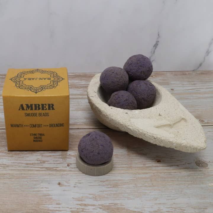 Smudge Beads pk5, Scent: Amber
