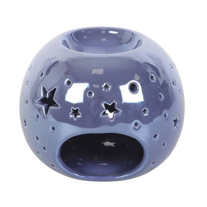 Iridescent Star Oil Burner and Wax Warmer