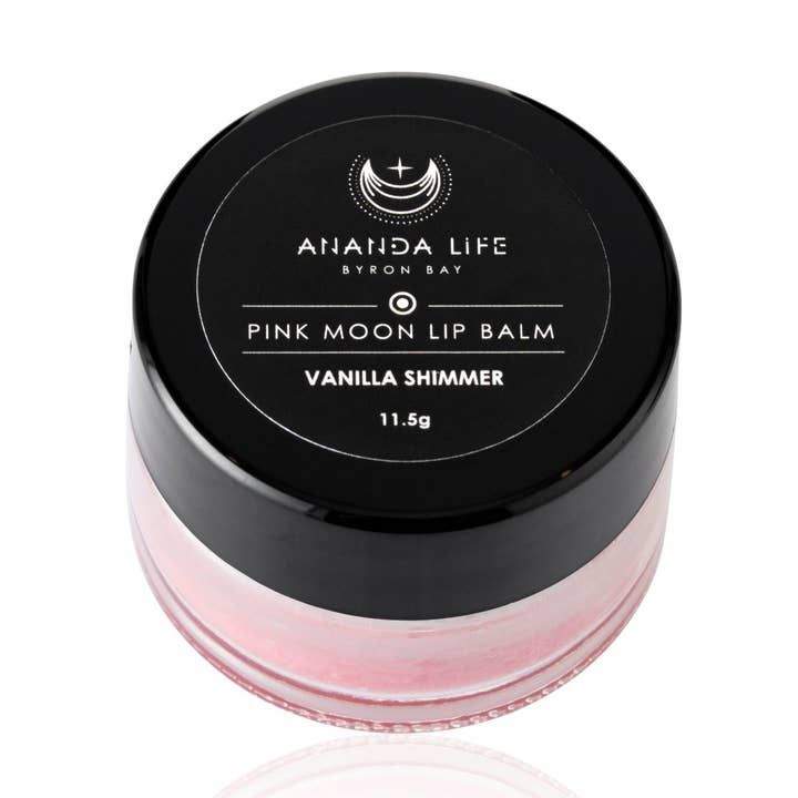 Natural Lip Balm - Pink Moon Shimmer