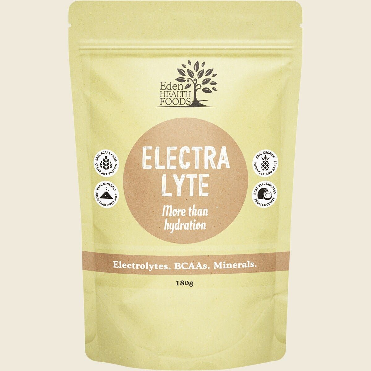 Electra-lyte with BCAAs and Celtic Sea Salt 180g, Flavour: Pineapple and Apple