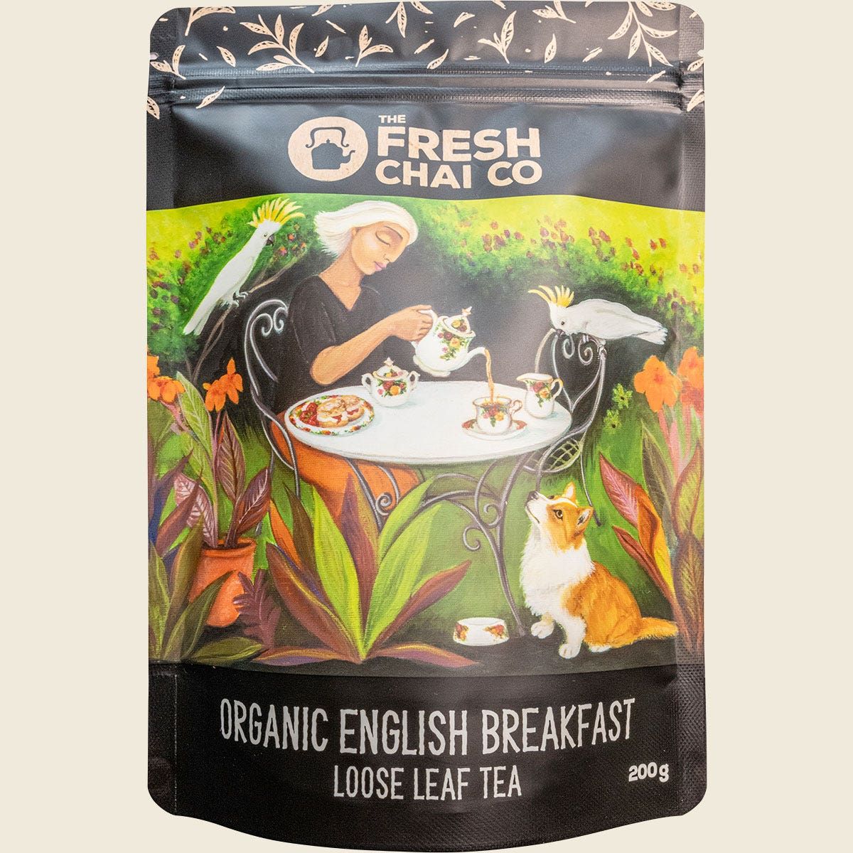 Organic English Breakfast Loose Leaf Tea 200g