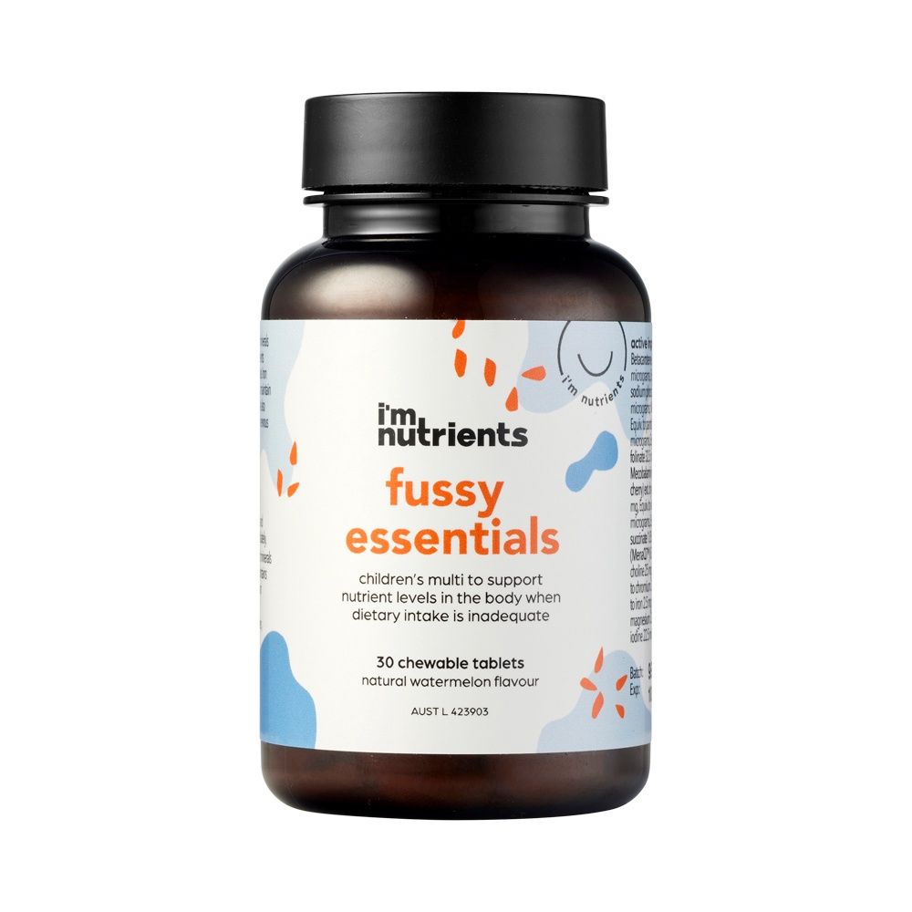Fussy Essentials Chewable (Watermelon) 30t Fussy Essentials Chewable (Watermelon) 30t
