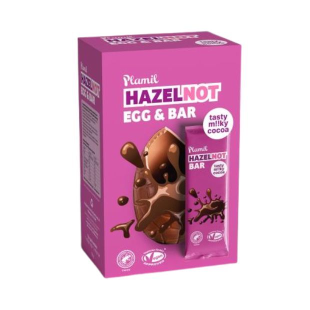 Hazelnot Milky Style Chocolate Egg &amp; Bar 125g