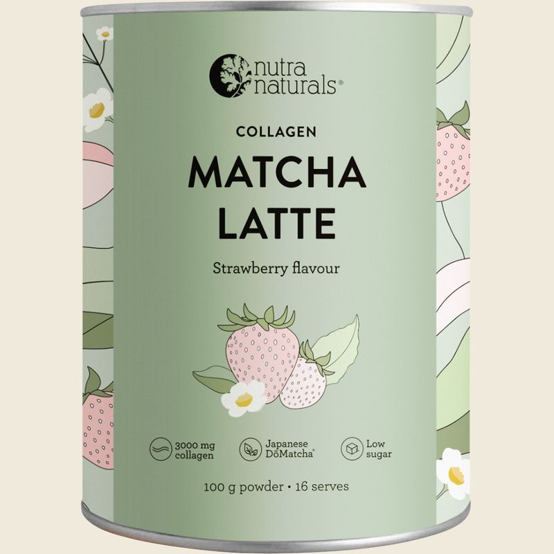 Collagen Strawberry Matcha Latte 100g