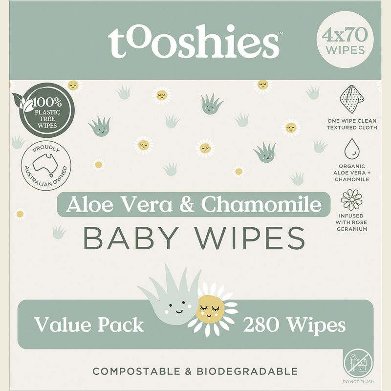 Eco Wipes Value Pack Aloe Vera &amp; Chamomile