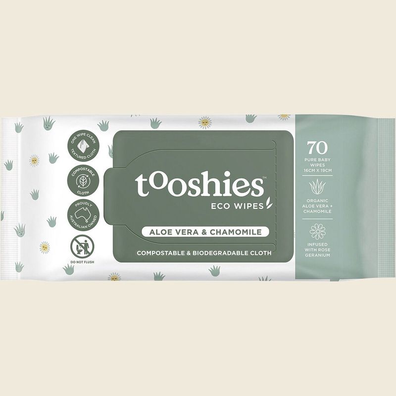 Eco Wipes Value Pack Aloe Vera &amp; Chamomile 70pk