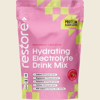 Restore Electrolyte Drink Mix Strawberry &amp; Lime 240g