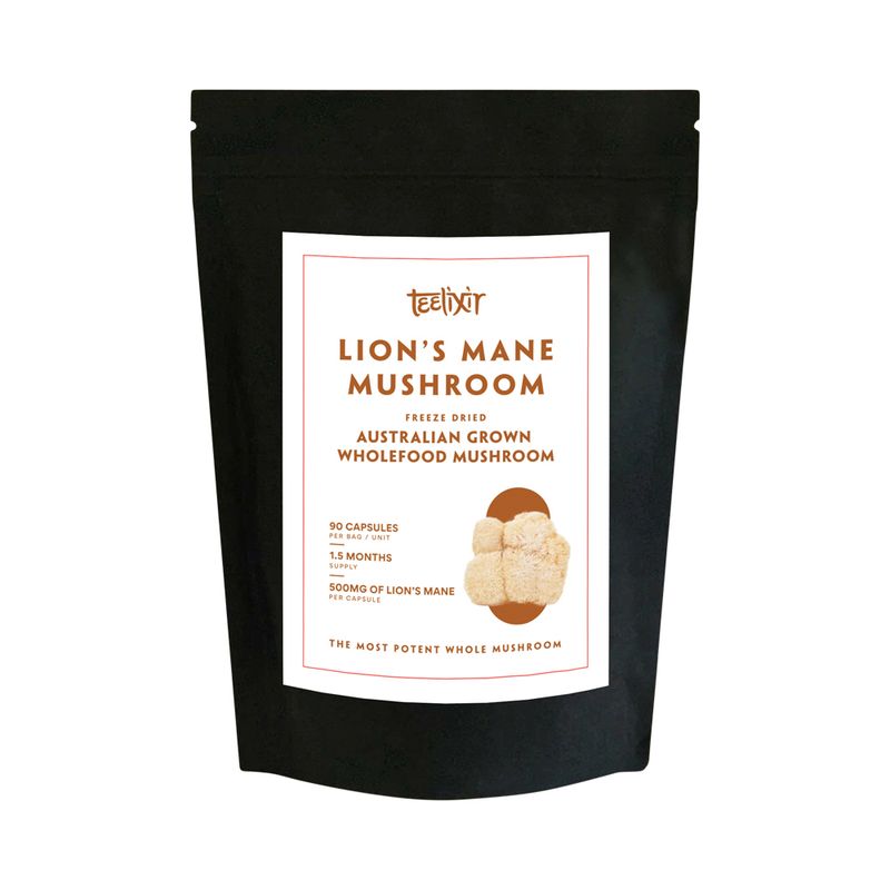 Lions Manes Mushroom 500mg 90c