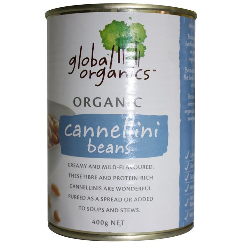 Global Organics Cannellini Beans 400gm