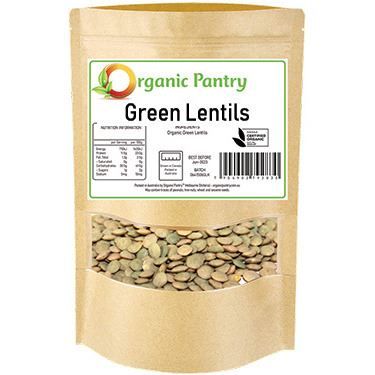 Organic Green Lentils 500gm