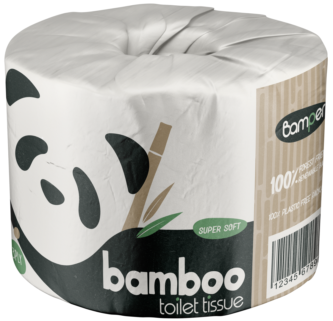 Bamper Toilet Paper Single Roll