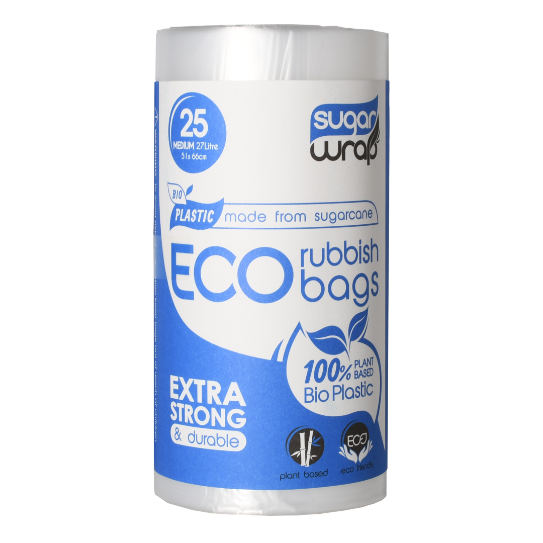 Eco Rubbish Bags Medium 27L (25 bags)
