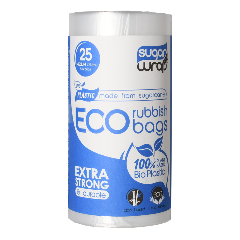 Eco Rubbish Bags Medium 27L (25 bags)