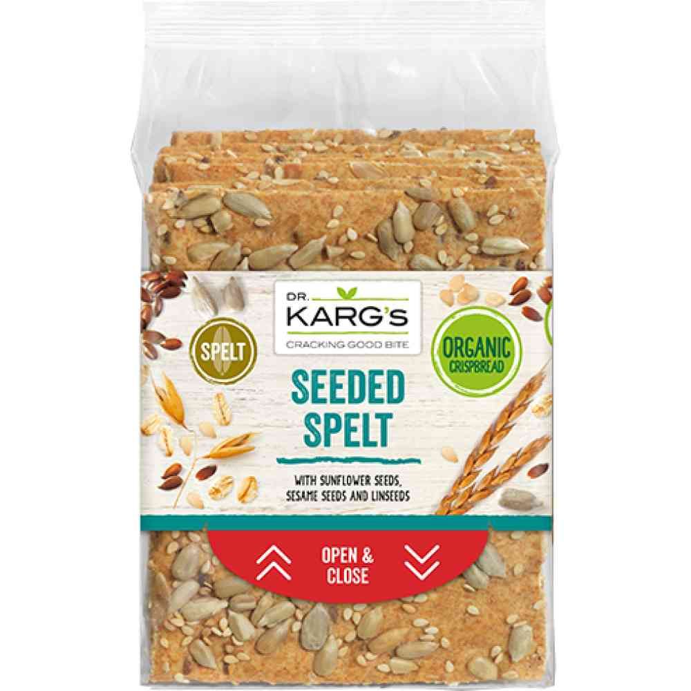 Seeded Spelt Organic Crispbread 200g