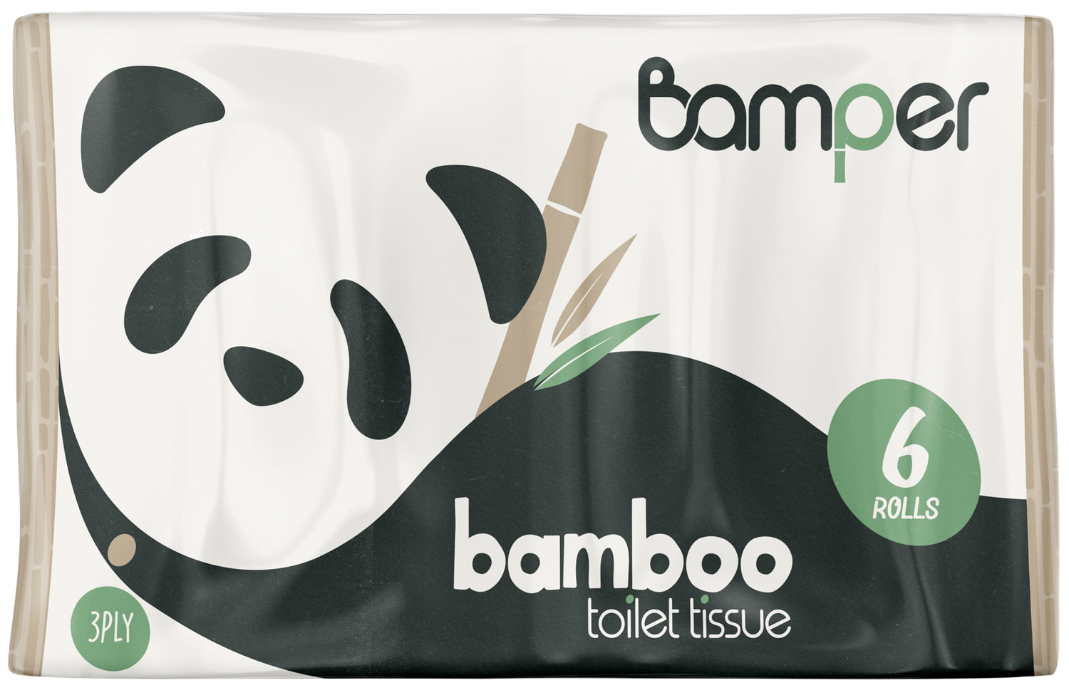 Bamper Toilet Paper Roll 6 Pack
