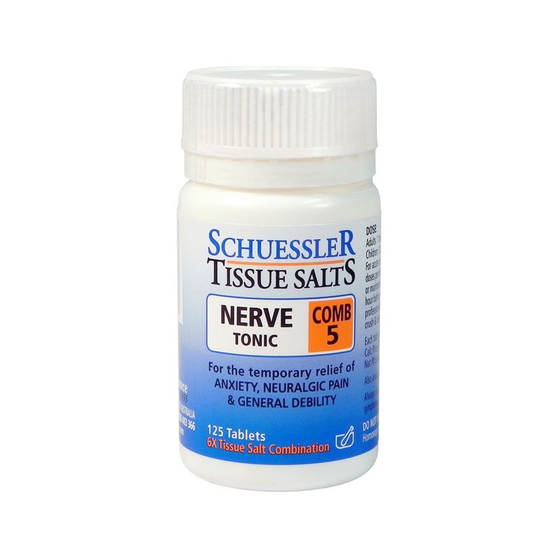Tissue Salts Comb 5 (Nerve Tonic) 125t
