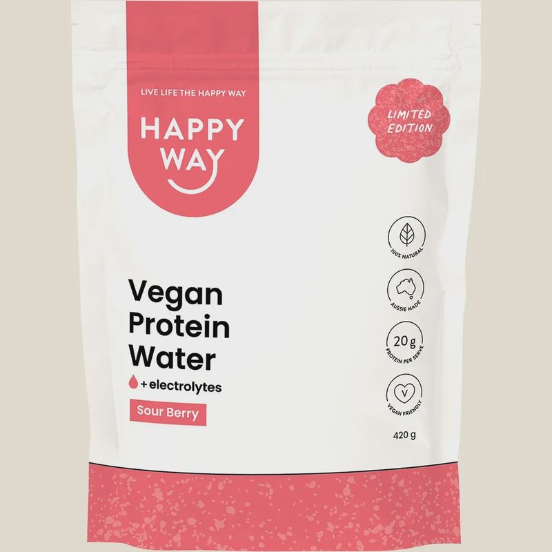 Vegan Protein Water Powder Sour Berry 420g