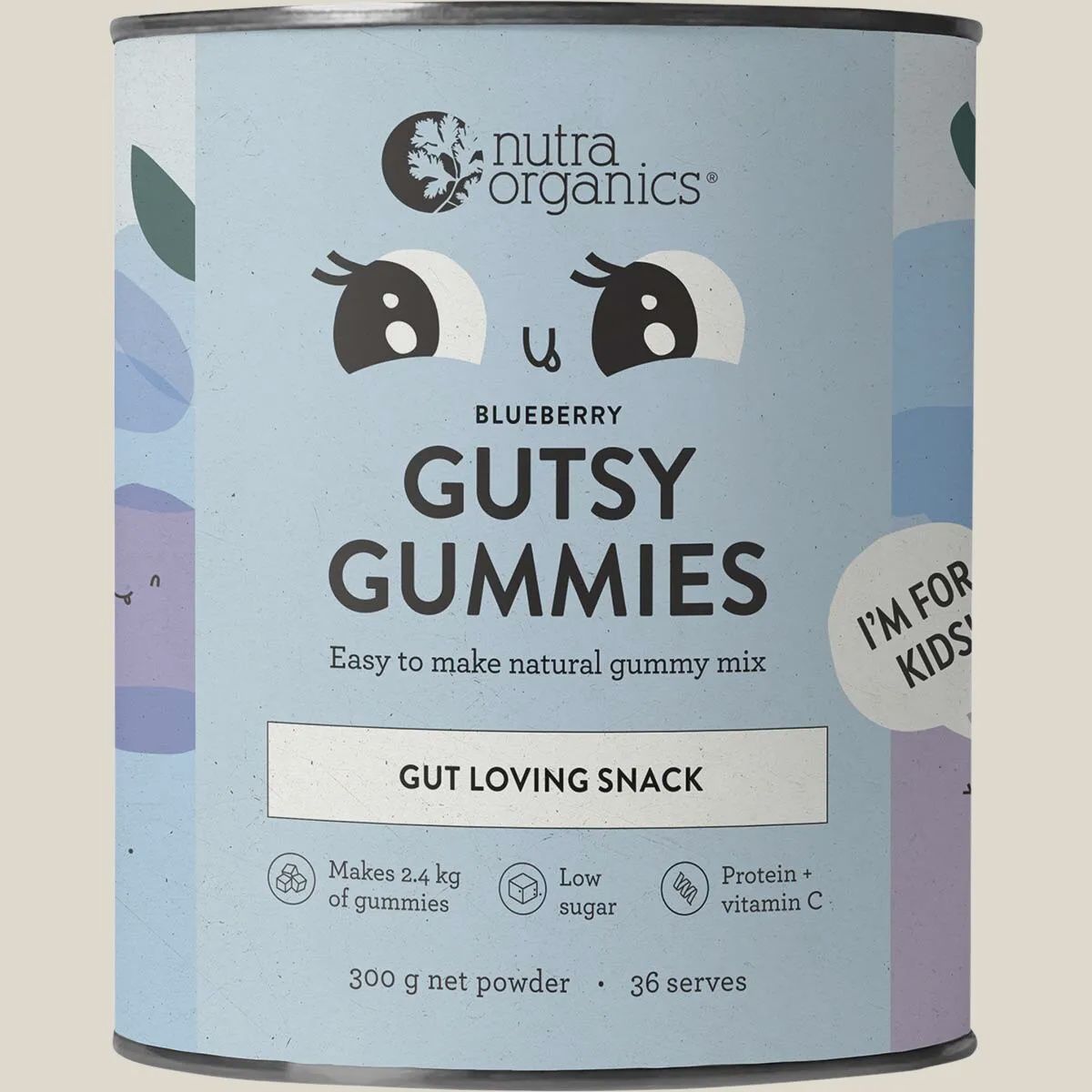 Gutsy Gummies Blueberry 300g