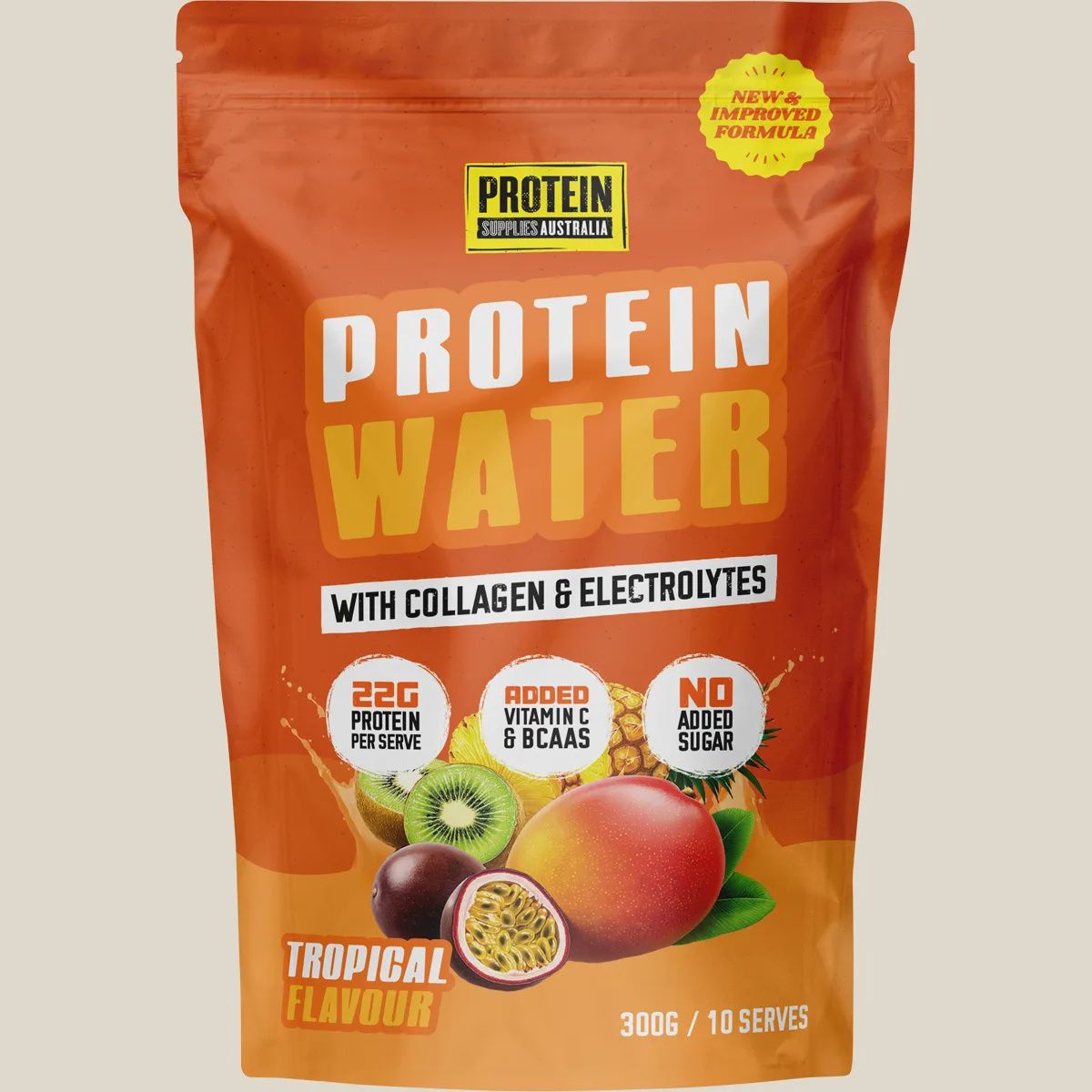 Protein Water with Collagen &amp; Electrolytes Tropical 300g