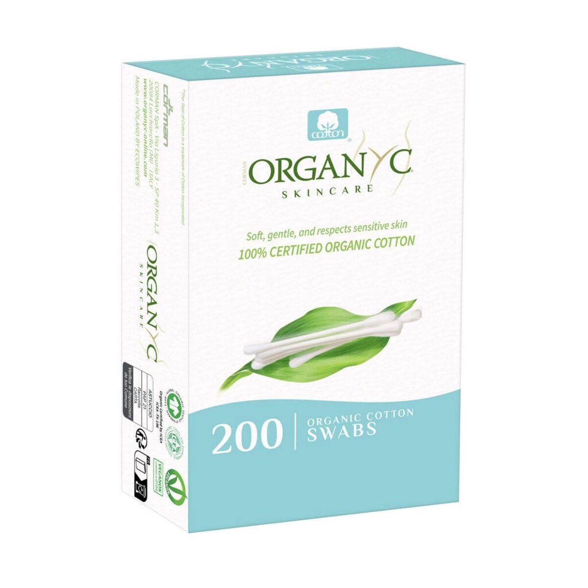 Beauty Cotton Buds (200) - 100% Certified Organic