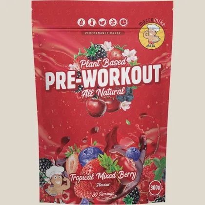 Pre Workout Tropical Mixed Berry 300g