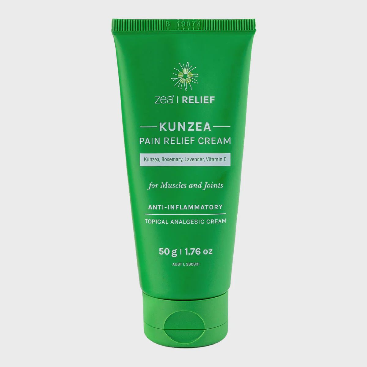 KUNZEA PAIN RELIEF CREAM ANTI INFLAMMATORY TUBE, Size: 50g