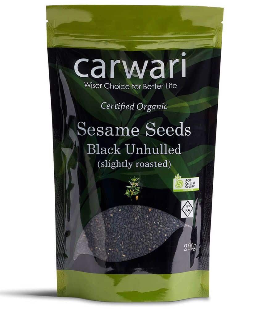 Sesame Seeds Unhulled Black 200g
