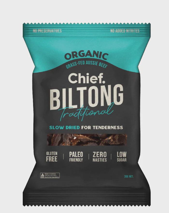Chief Nutrition Traditional Beef Biltong 30g