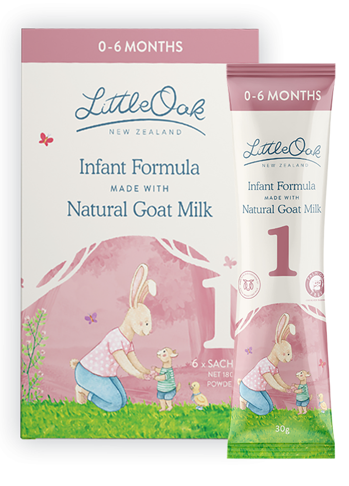LITTLE OAK INFANT FORMULA GOAT STAGE 1 0-6 MTHS SACHET 30G