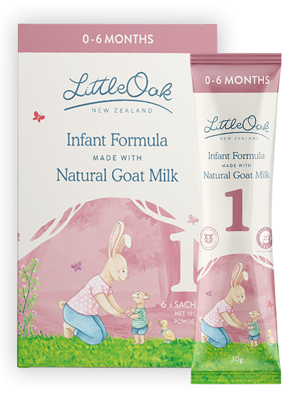 LITTLE OAK INFANT FORMULA GOAT STAGE 1 0-6 MTHS SACHET 30G