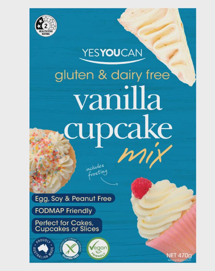 YesYouCan Vanilla Cupcake Mix 470g $27.85 $32.76