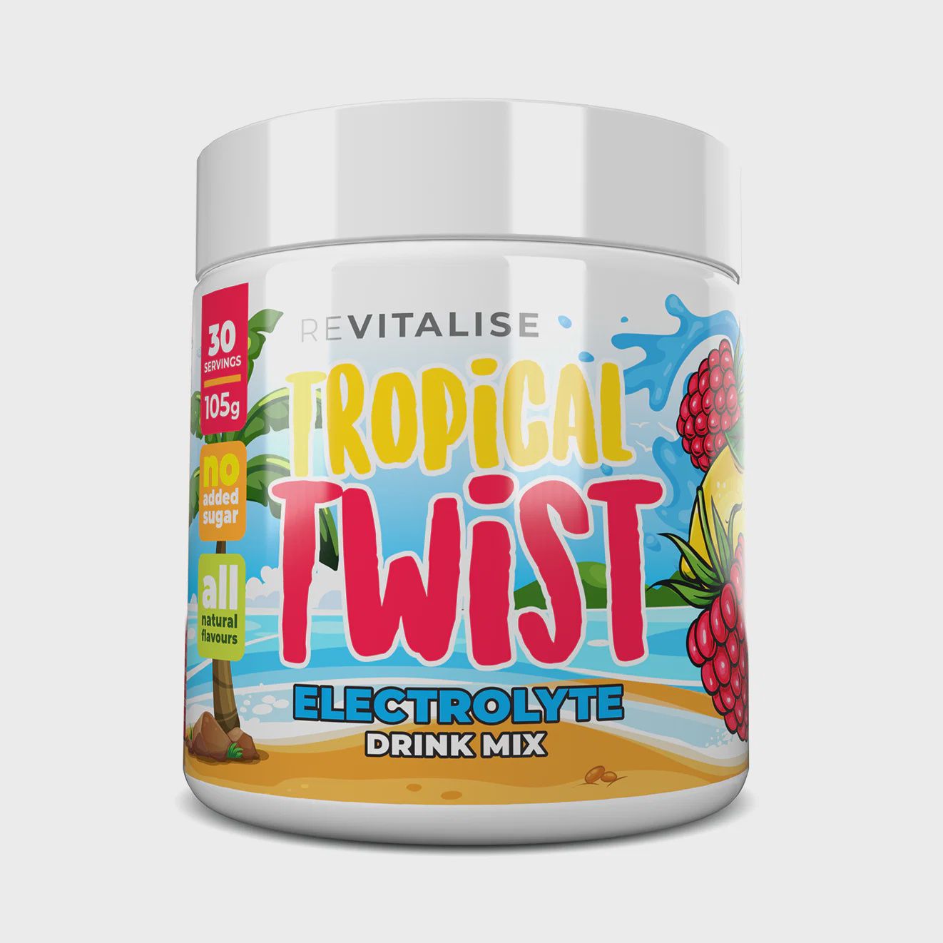 ReVitalise Kids: Zero  Sugar Electrolytes - 30 Serves (105g), Flavour: Tropical Twist