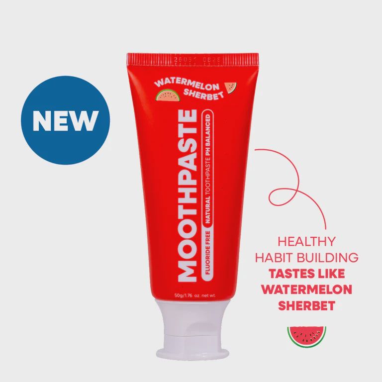 Kids Moothpaste Watermelon Sherbet - Fluoride Free 50g