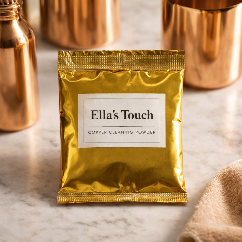 Copper Cleaning Powder Restores Shine to Copper &amp; Brass