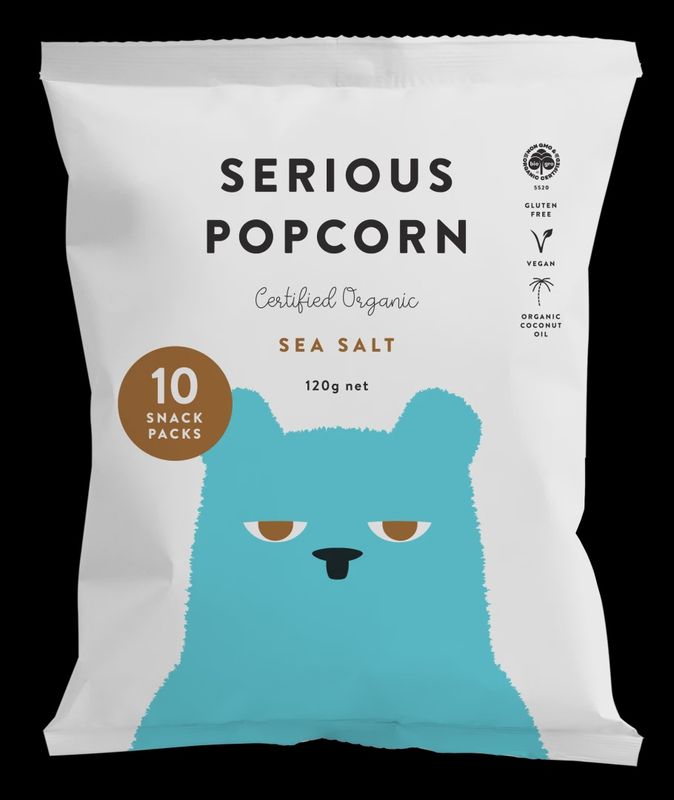 Multipack Sea Salt Popcorn 12gx10 120g