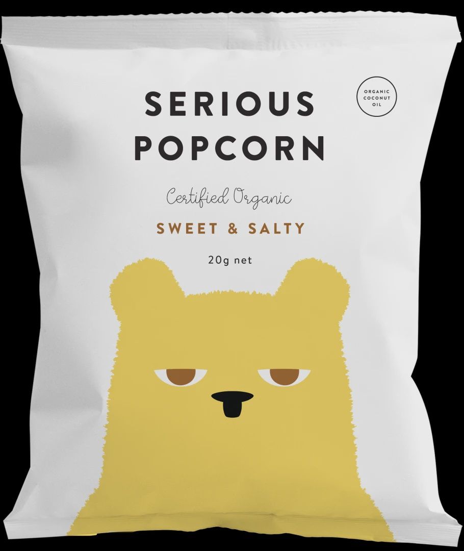 Mini Sweet Salty Organic Popcorn 20g