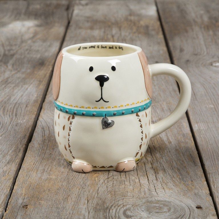 Folk Critter Mug - Dog
