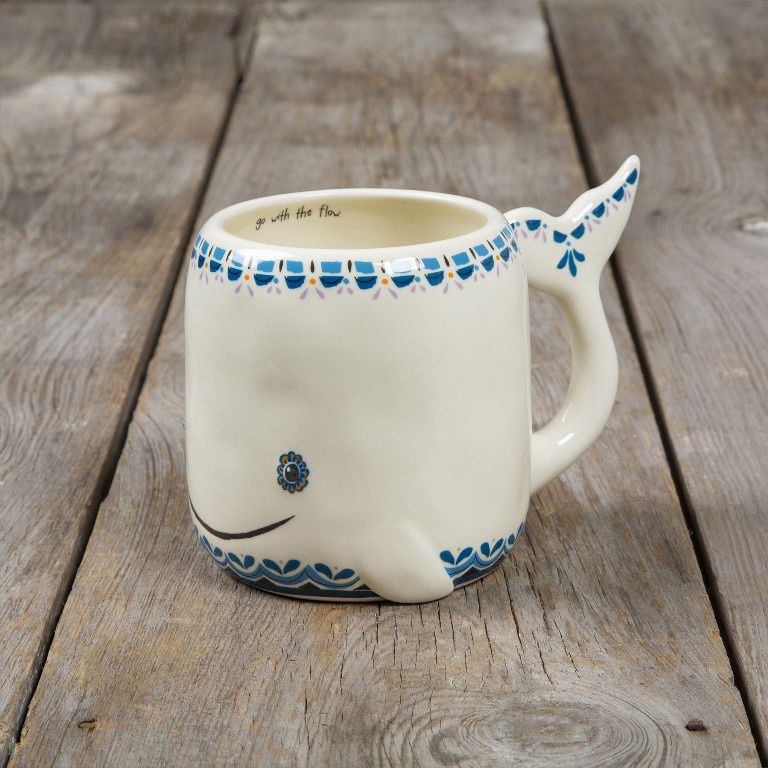 Folk Critter Mug - Whale