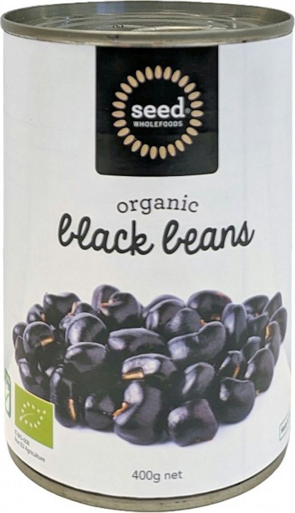 Seed Black Beans Organic 400g
