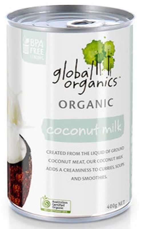 Global Organics Coconut Milk G/F 400g Can
